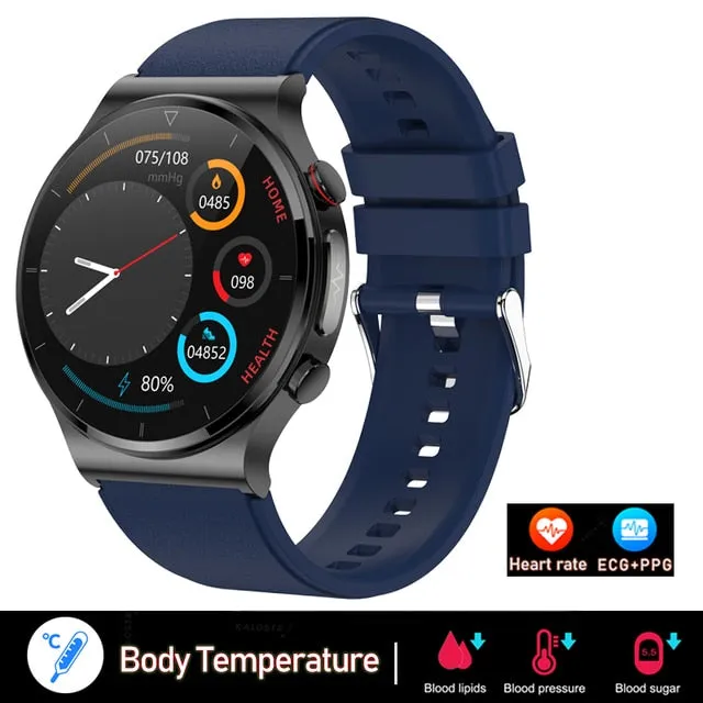 2022New ECG PPG Smart Watch Men Laser Treatment Of Hypertension Hyperglycemia Hyperlipidemia Heart Rate Healthy Sport Smartwatch