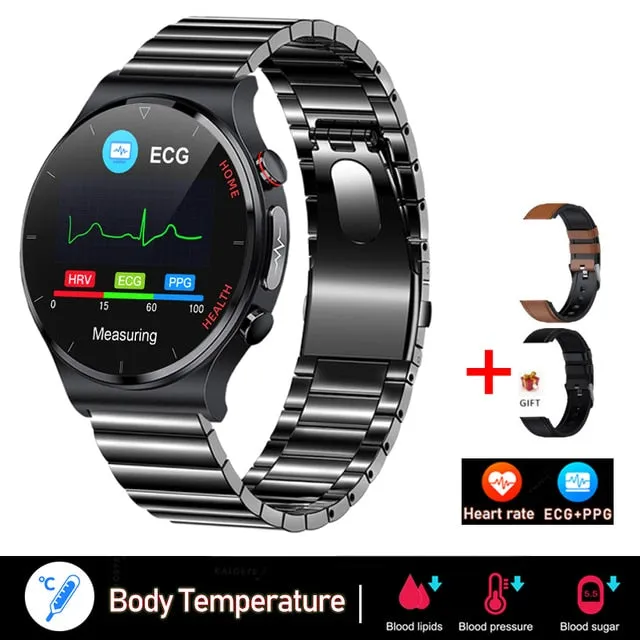 2022New ECG PPG Smart Watch Men Laser Treatment Of Hypertension Hyperglycemia Hyperlipidemia Heart Rate Healthy Sport Smartwatch