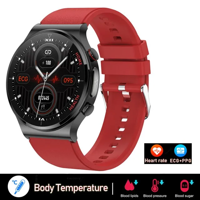 2022New ECG PPG Smart Watch Men Laser Treatment Of Hypertension Hyperglycemia Hyperlipidemia Heart Rate Healthy Sport Smartwatch