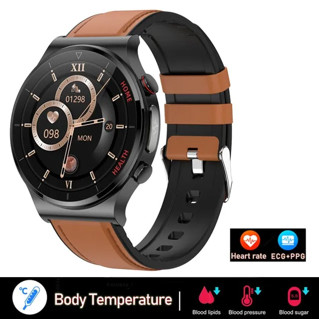 2022New ECG PPG Smart Watch Men Laser Treatment Of Hypertension Hyperglycemia Hyperlipidemia Heart Rate Healthy Sport Smartwatch