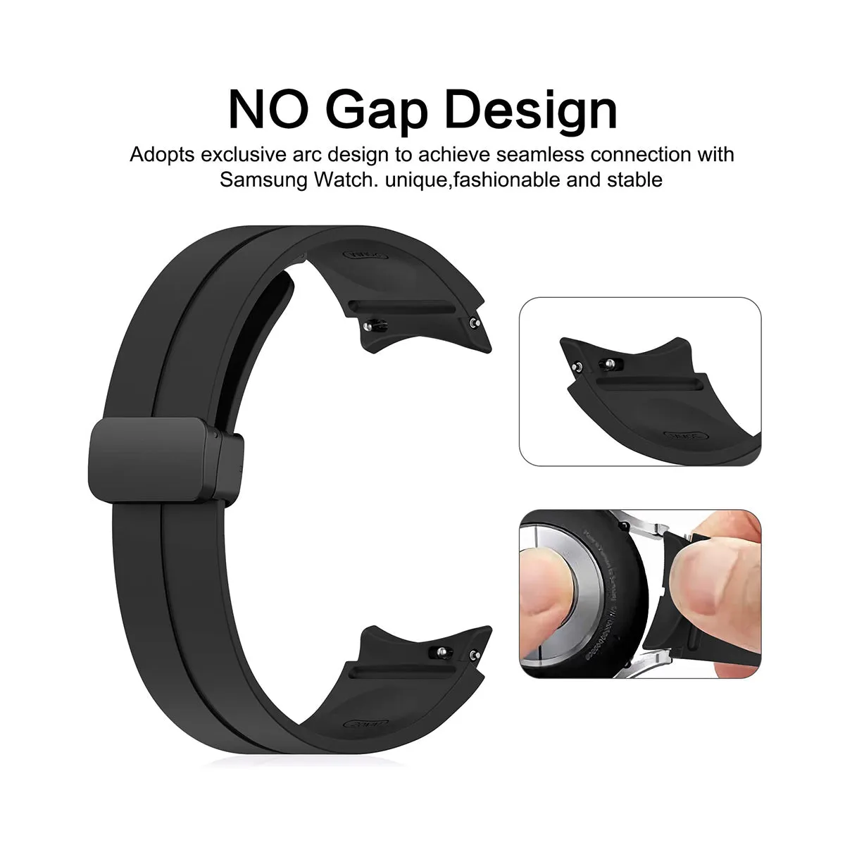 20mm Watch Bands Silicone Bands | Samsung Galaxy Watch 6/5/4 Band 40/ 44mm, Galaxy Watch 6 Classic Bands 43m/47mm | Alfafa