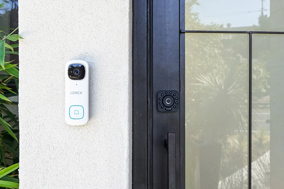 2K Wire-Free, Battery-operated Security System (2-Cameras) with 2K Wi-Fi Video Doorbell