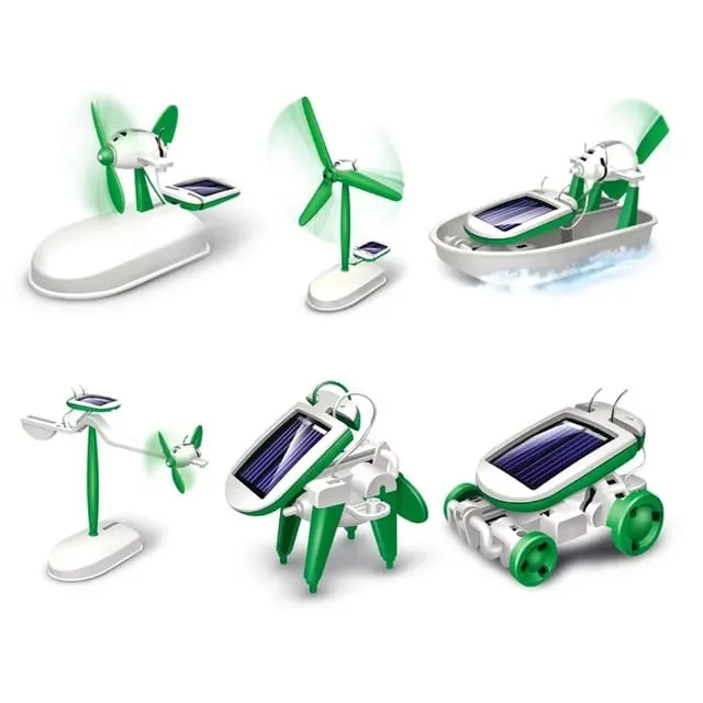 6 in 1 Smart Solar Robot Experiment Kit