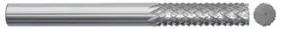 780-001080: 5/16 in. Dia., 1 in. Length Of Cut, 2-1/2 in. Overall Length Carbide Router Mill; Diamond Cut, Style A- No End Cut, BRIGHT, USA