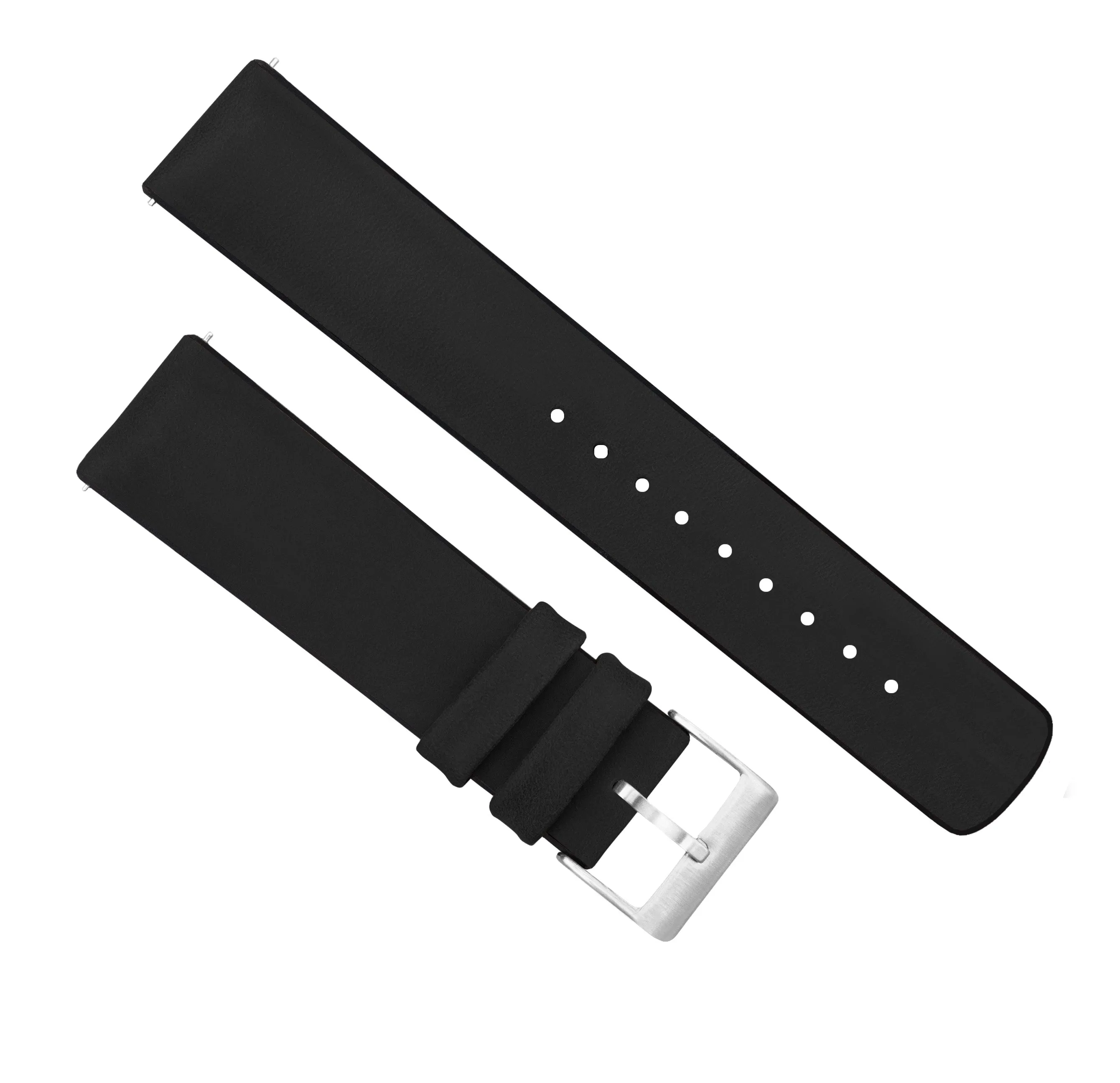 Amazfit Bip | Leather and Rubber Hybrid | Black