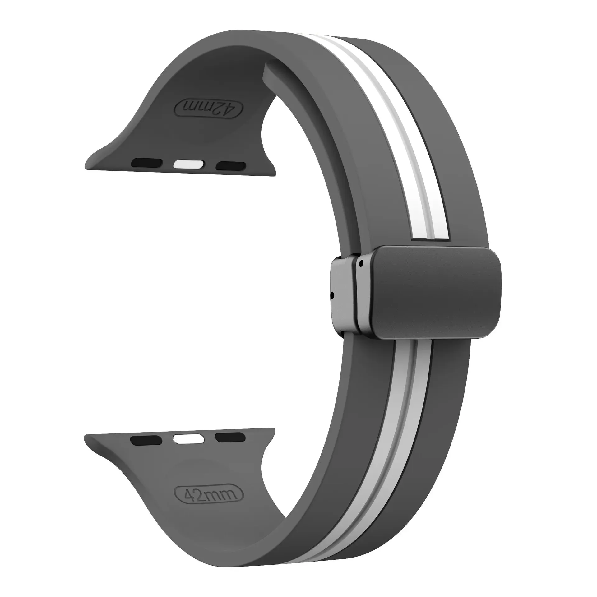 Apple Watch Magnetic Buckle Silicone Band | M01