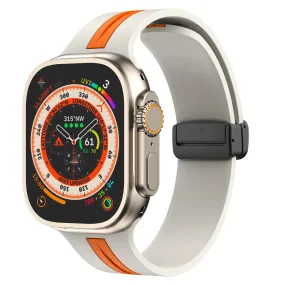 Apple Watch Magnetic Buckle Silicone Band | M01