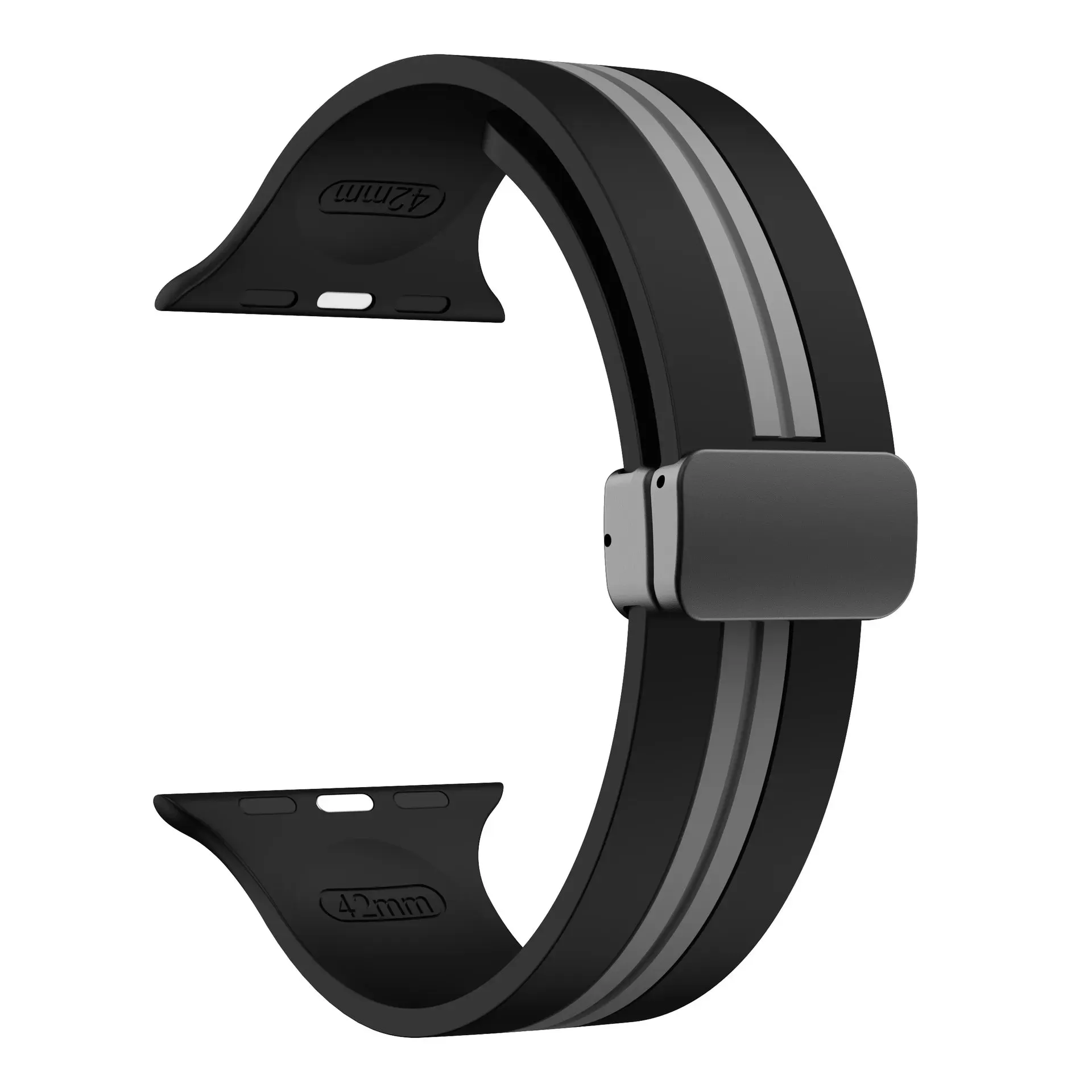 Apple Watch Magnetic Buckle Silicone Band | M01