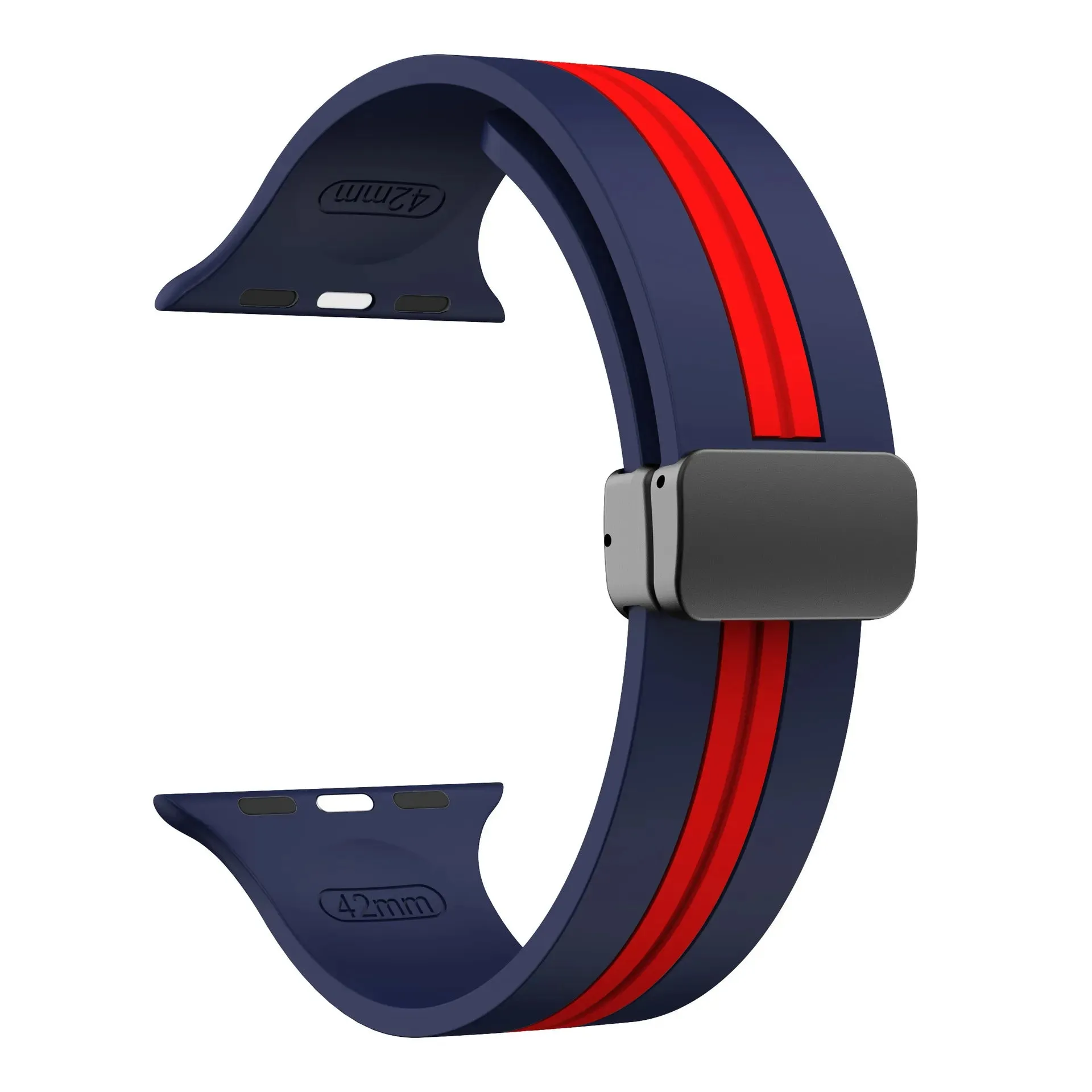 Apple Watch Magnetic Buckle Silicone Band | M01