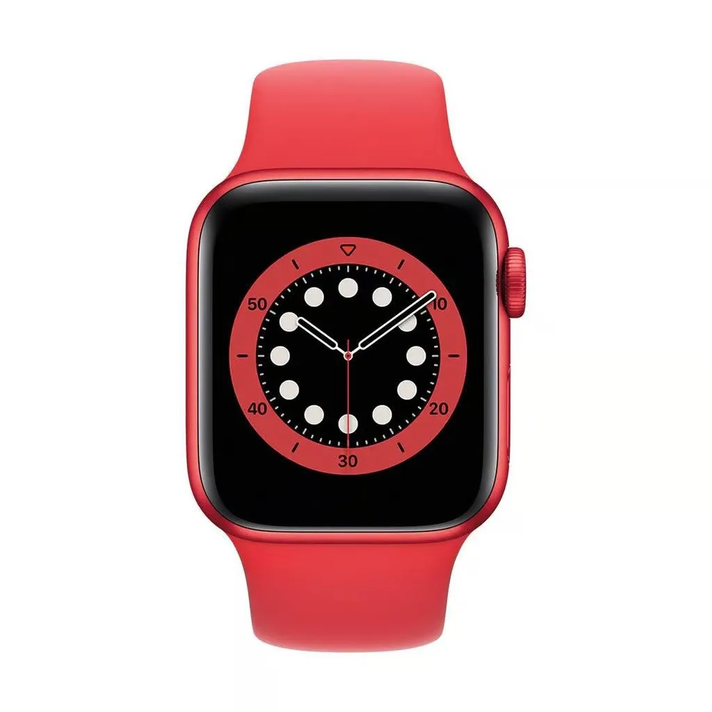 Apple Watch Series 6 (2020) GPS 40 mm - Aluminium Red - Sport band Red