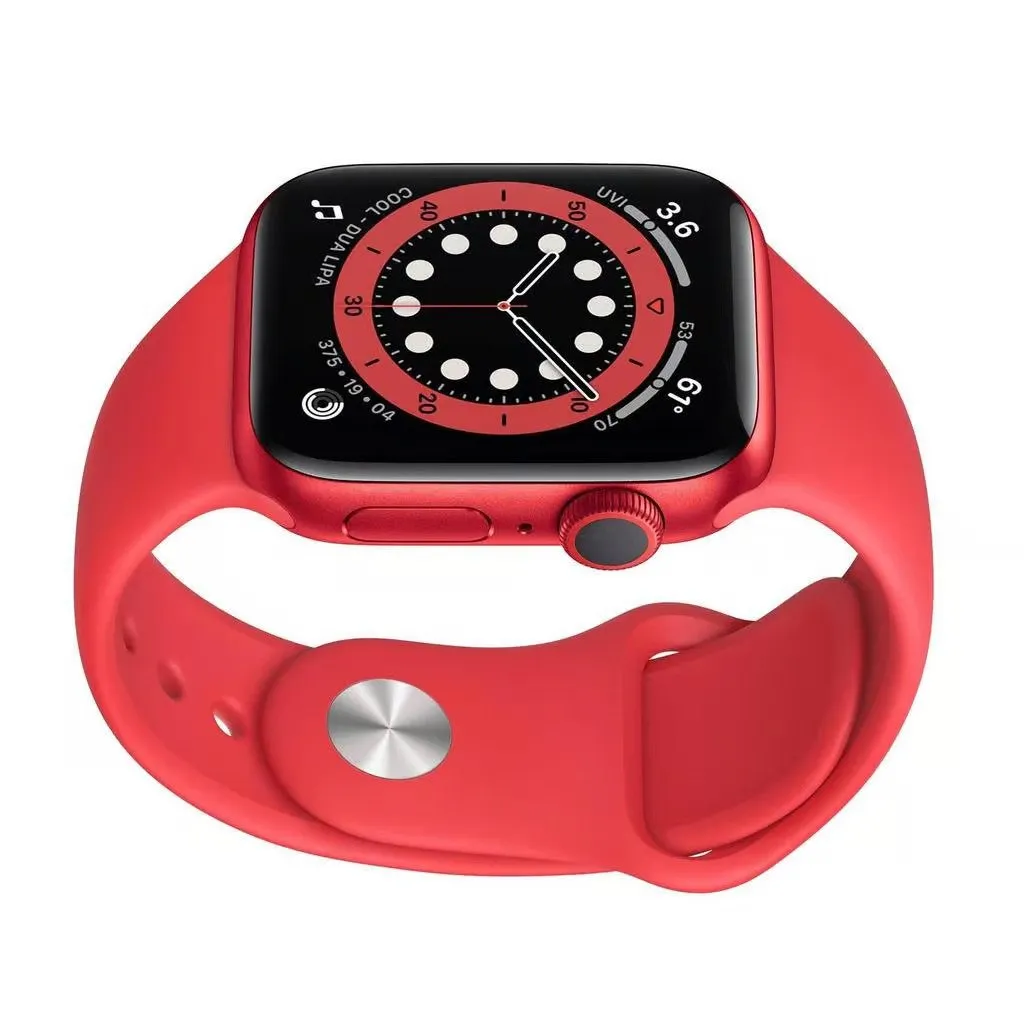 Apple Watch Series 6 (2020) GPS 40 mm - Aluminium Red - Sport band Red