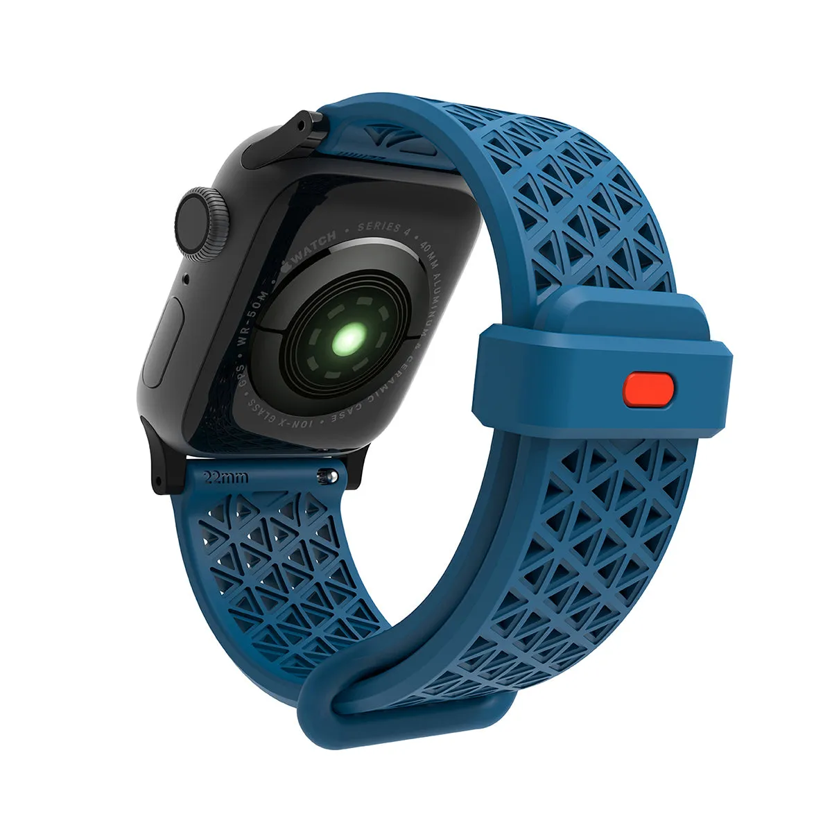 Apple Watch Series 9/8/7/6/5/4/SE (Gen 2/1), 38/40/41mm - Sports Band with Apple Connector