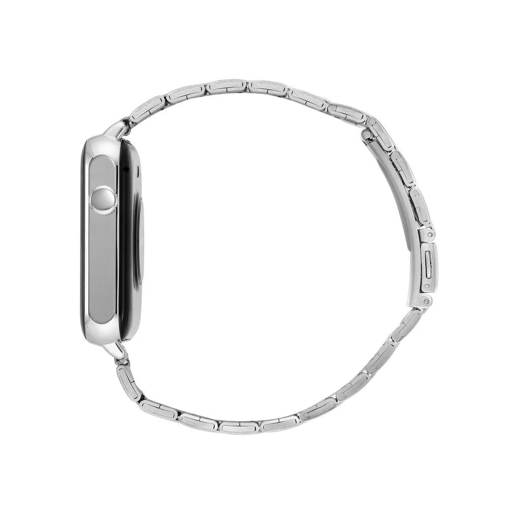 Armitron Connect 42/1007SVSVWM Unisex Matrix Smartwatch - Amoled Display - Silver-Tone Metal Band