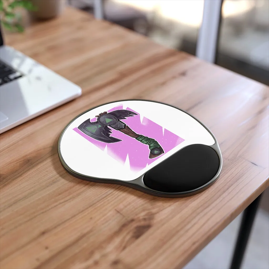 Axe Mouse Pad With Wrist Rest