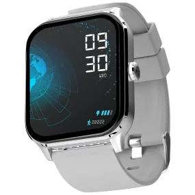 beatXP Marv 1.85 (4.5 cm) HD Display Smart Watch with Bluetooth Calling, AI Voice Assistance, Heart Rate, spo2, Sleep Monitoring, 100  Sports Modes, IP68 Water Resistance (Silver)