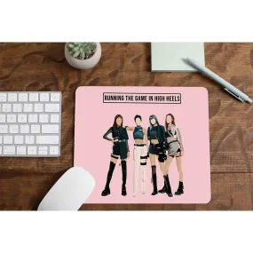 Black Pink Mousepad - Running The Game