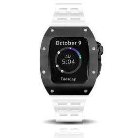 black/white Smartwatch Sports case