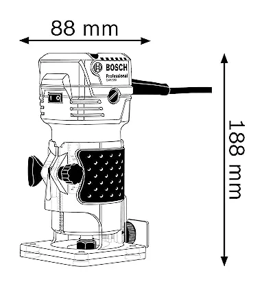 Bosch GKF 550 550 W 6 mm Router