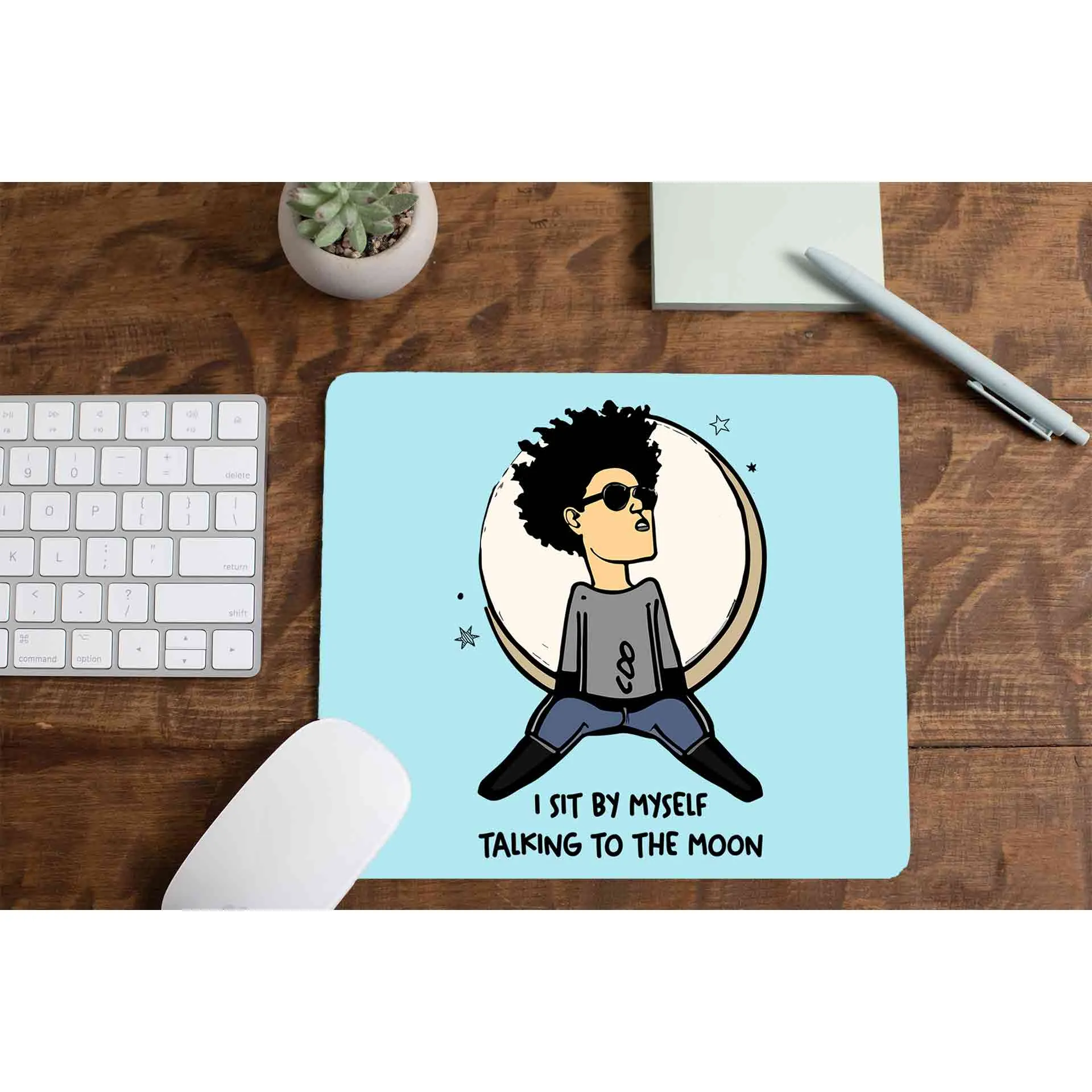 Bruno Mars Mousepad - Talking To The Moon