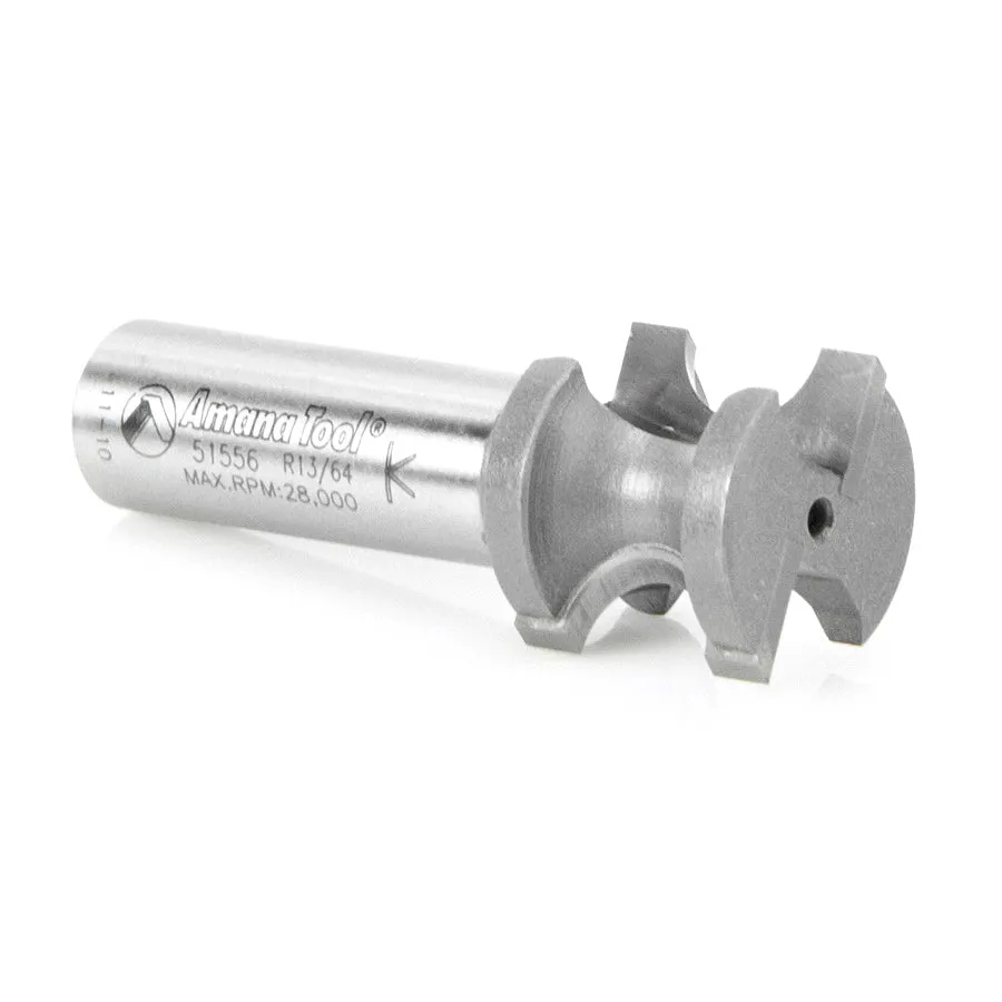 Bullnose Router Bit | 13⁄64 Radius x 7⁄8 Dia x 3⁄4 x 1⁄2"Shank | 51556 | 738685155561