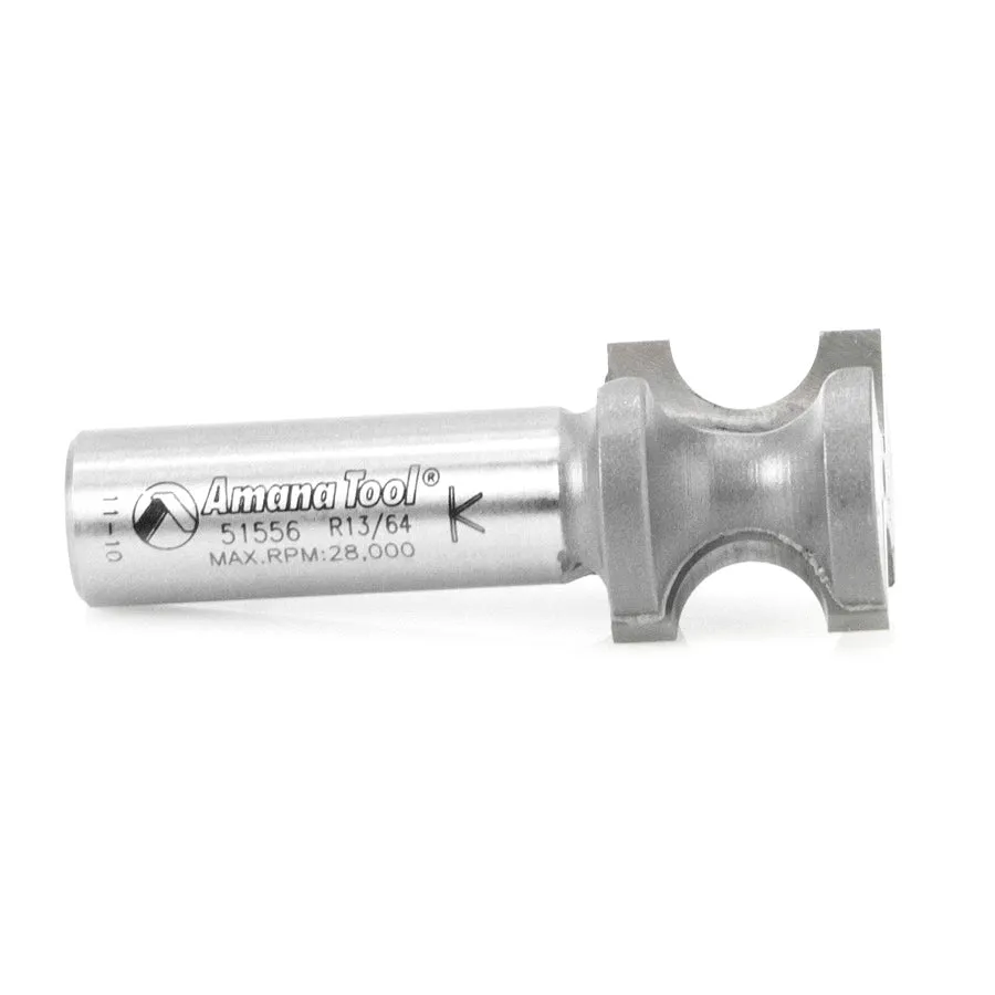 Bullnose Router Bit | 13⁄64 Radius x 7⁄8 Dia x 3⁄4 x 1⁄2"Shank | 51556 | 738685155561