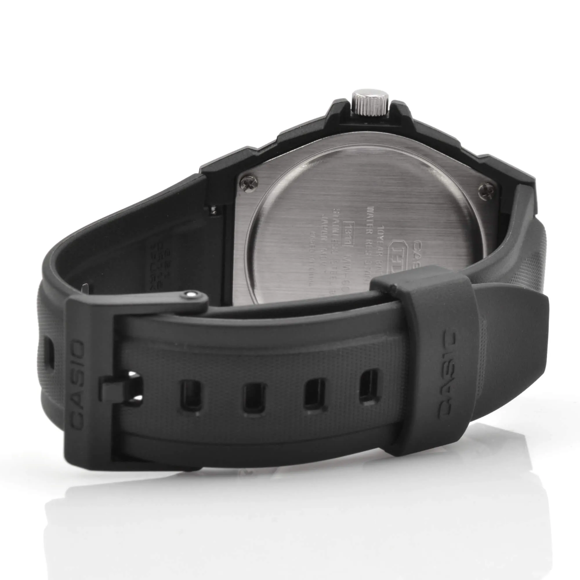 Casio Black Resin Case Black Band Watch | MW-600E-9A