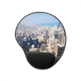 Chicago Skyline Mouse Pad With Wrist Rest