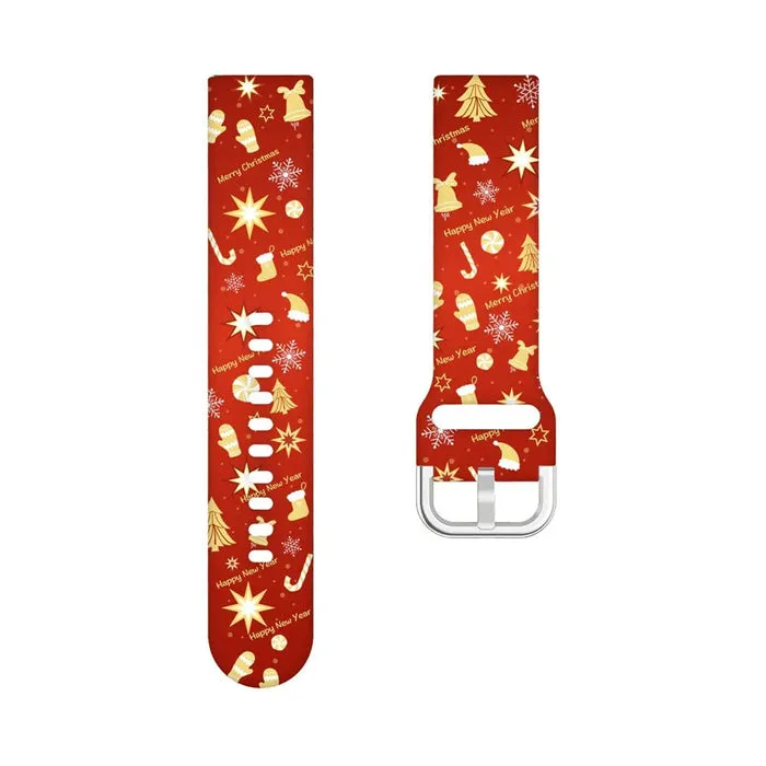 Christmas Watch Straps compatible with the Seiko 22mm Range