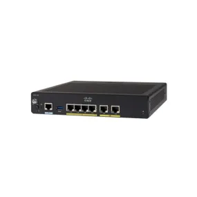 Cisco Integrated Services Router 927 - Router - Cable Mdm 4-Port Switch - 1Gbe - Wan Ports: 2