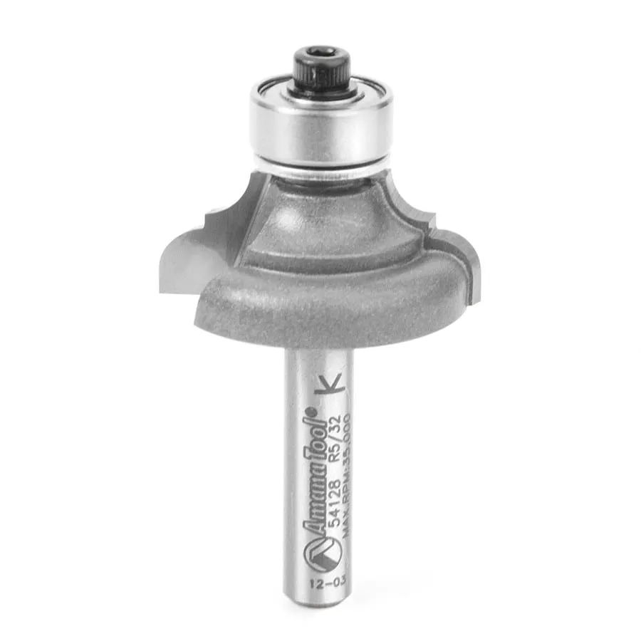 Classical Cove & Bead Router Bit | 5⁄32 x 5⁄32 Radius x 1 1⁄8 Dia x 1⁄2 x 1⁄4"Shank | 54128 | 738685941287