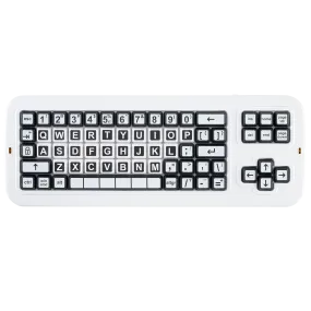 Clevy Contrast Keyboard - High Visibility