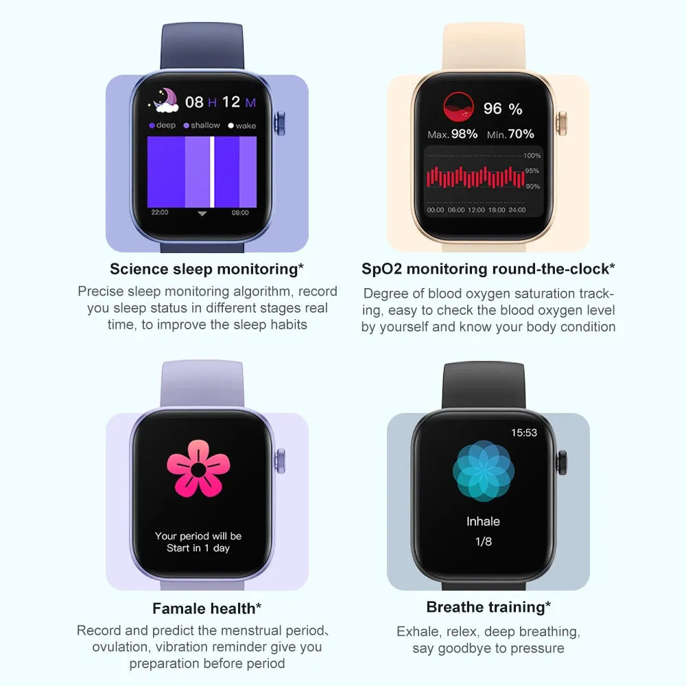 COLMI P71 Waterproof IP68 Voice Calling Smartwatch - Unisex Health Monitoring & Smart Notifications Voice-Activated Smart Watch - Elegant Gift for Your Loved Ones