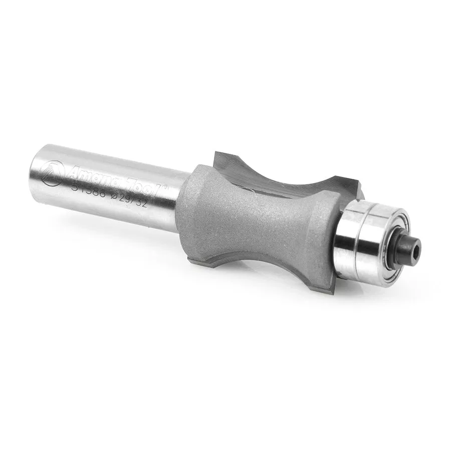 Convex Edging Router Bit | 23⁄32 Radius x 29⁄32 Dia x 1 1⁄4 x 1⁄2" Shank | 51586 | 738685515860