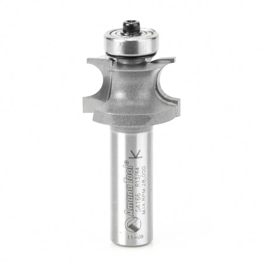 Corner Beading Router Bit | 3⁄16 Radius x 1 1⁄8 Dia x 11⁄16 x 1⁄2"Shank | 54166 | 738685941669