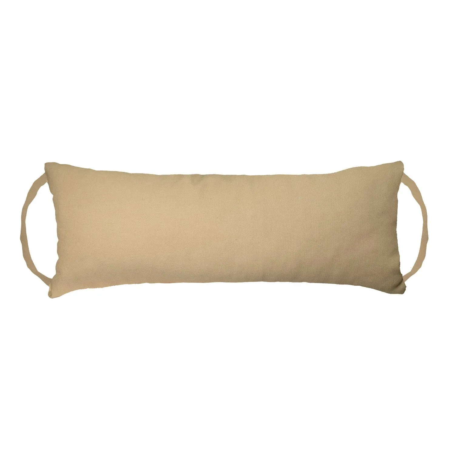 Cotton Duck Tan Rocker Back Extender Pillow - Headrest Pillow - Pale Bronze