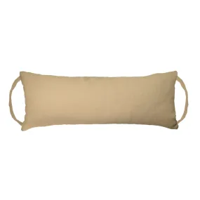 Cotton Duck Tan Rocker Back Extender Pillow - Headrest Pillow - Pale Bronze