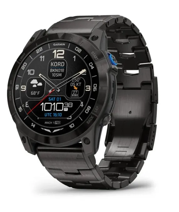 D2™ Mach 1 Pro Smartwatch Garmin con bracciale in titanio traspirante - 010-02804-81