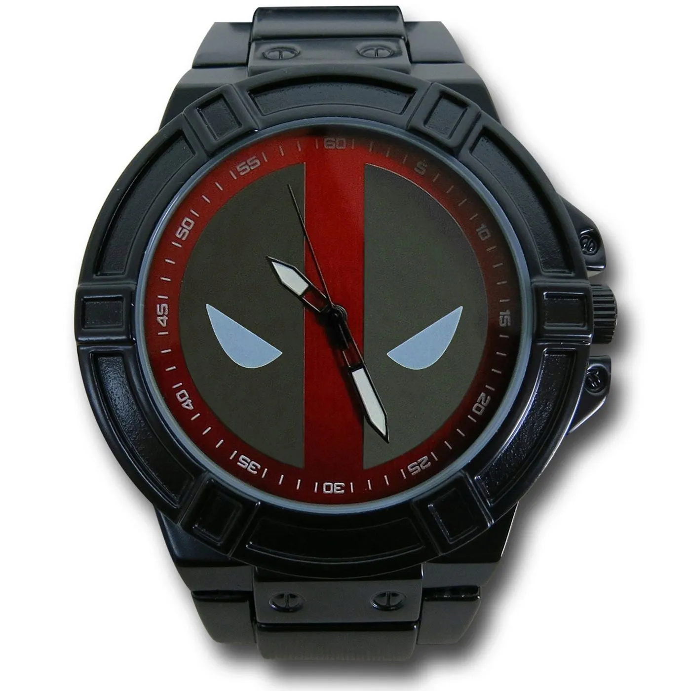 Deadpool Symbol Black Watch with Metal Band