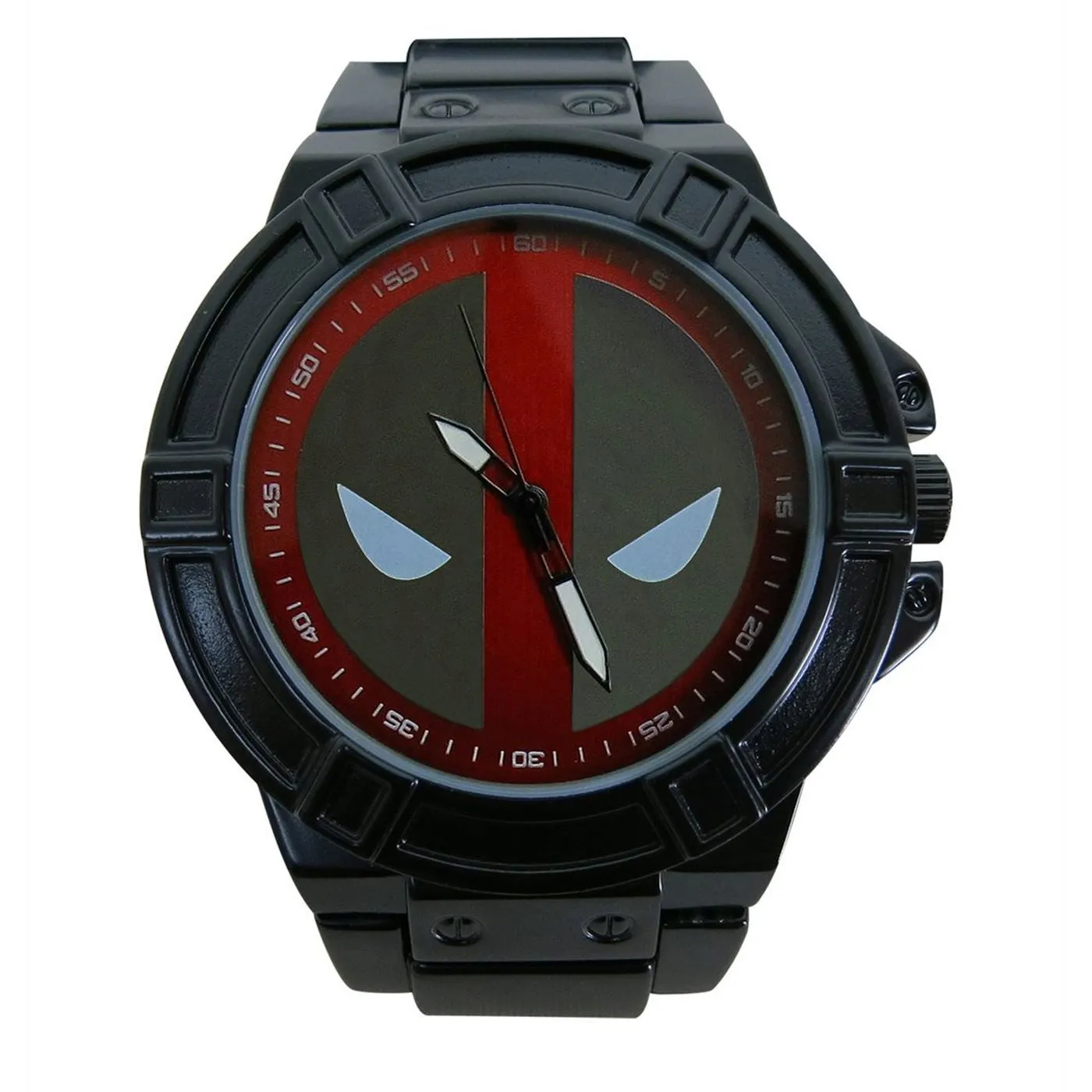 Deadpool Symbol Black Watch with Metal Band