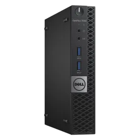 Dell OptiPlex 7040, Micro Desktop, Intel Core i5-6500T, 2.5GHz, 8GB RAM, 256GB SSD, Windows 10 Pro - Grade A Refurbished