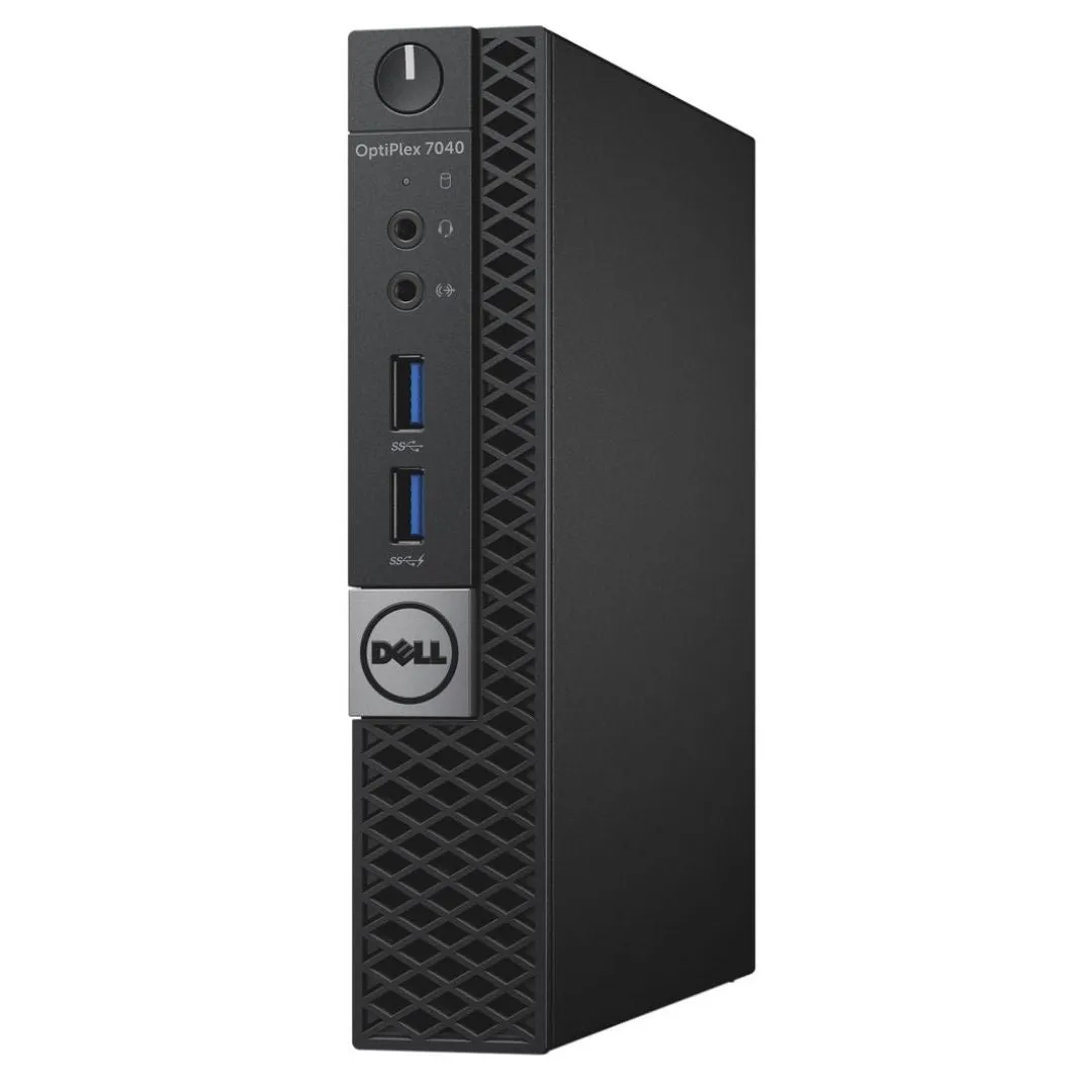 Dell OptiPlex 7040, Micro Desktop, Intel Core i5-6500T, 2.5GHz, 8GB RAM, 256GB SSD, Windows 10 Pro - Grade A Refurbished