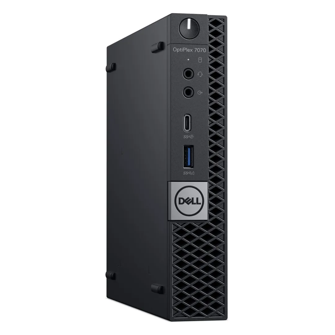 Dell OptiPlex 7070, Micro Desktop, Intel Core i5-9500T, 3.0GHz, 16GB RAM, 256GB SSD, Windows 10 Pro - Grade A Refurbished