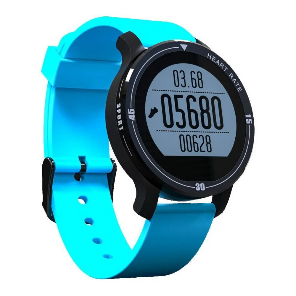 Deluxe Waterproof Sports Smartwatch with Heart Rate Monitor for Swimming Running Alarm & Weather