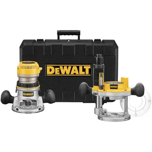 DeWalt DW618PK Router Combo Kit, 2-1/4hp