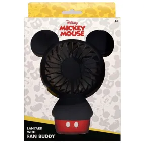 Disney Mickey Mouse Lanyard with Rechargeable Fan Buddy