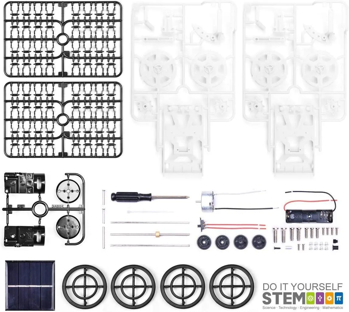 DIY Solar Climber Assembly Kit Circuit Building Off-Road Car - 008