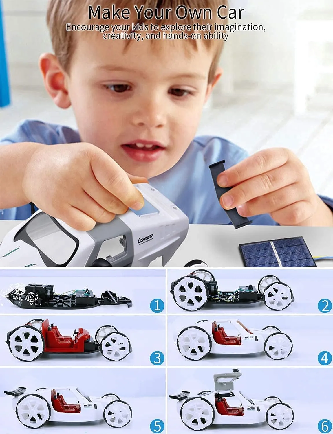 DIY STEM Learning Solar Power Car