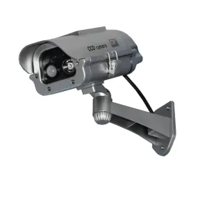 Dummy Camera w/ Solar Powered Motion Strobe Light