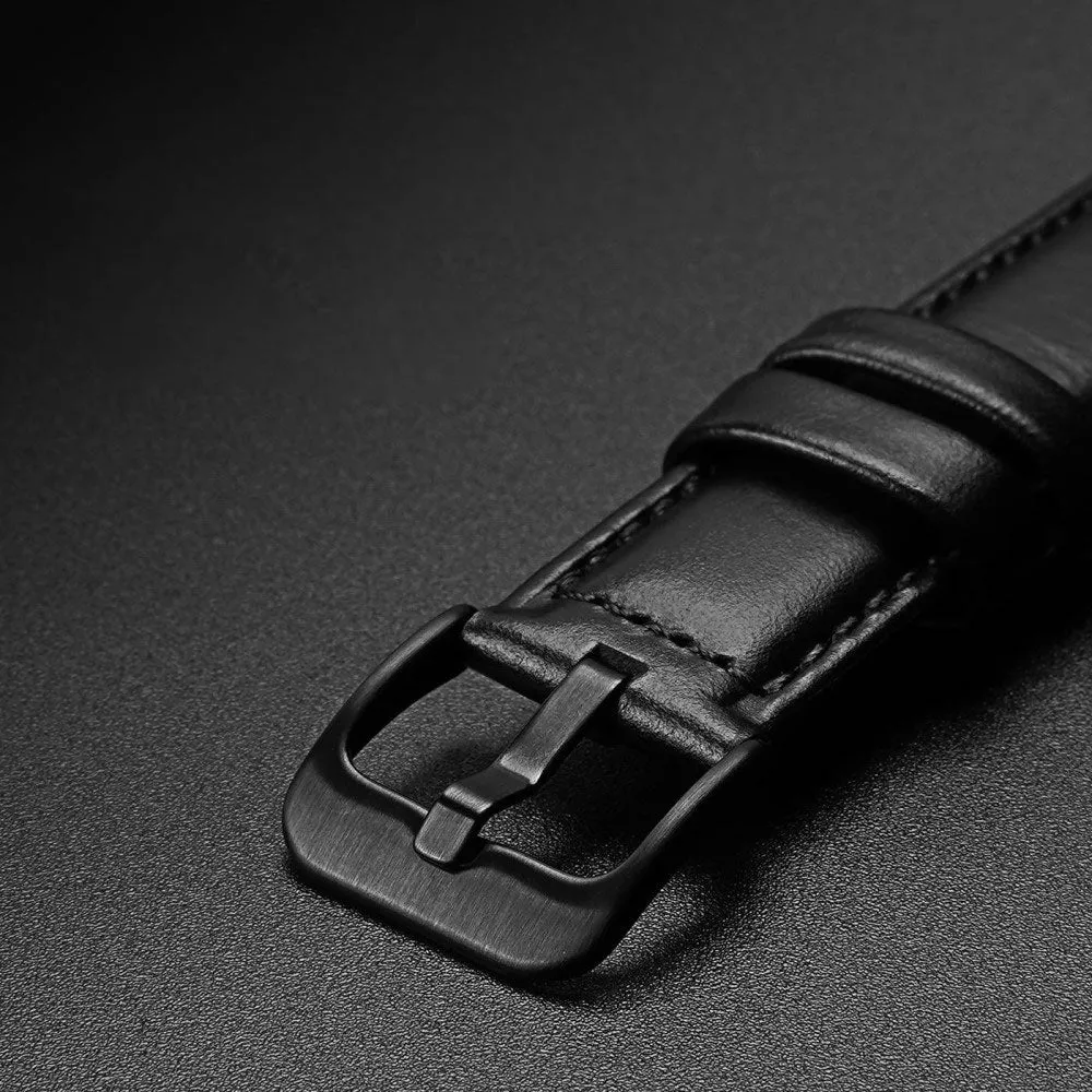 Dux Ducis - Garmin Approach S40 genuine leather strap 20mm (joint circumference: 170-220mm) - black