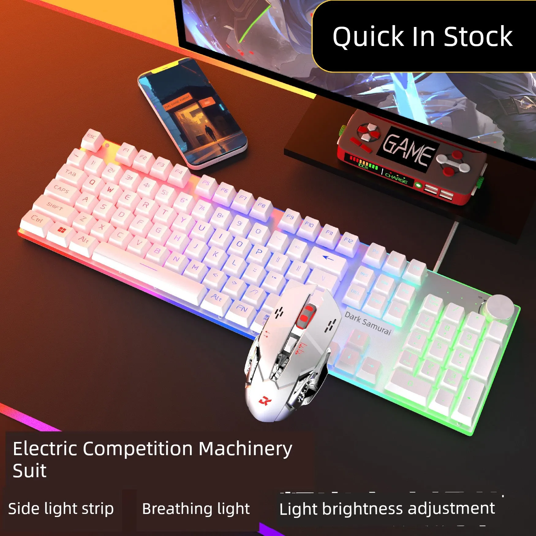 E-Sports Machinery Feel Wired USB Keyboard and Mouse